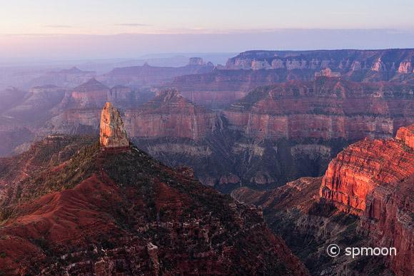 Point Imperial at Sunrise, North Rim of Grand Canyon National Park, AZ
