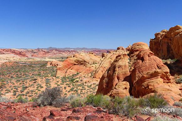 Colorful Rocks at Rainbow Vista, Valley of Fire State Park, Nevada.
